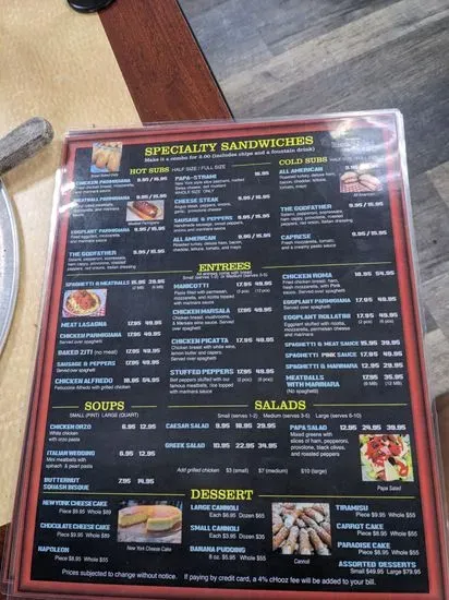 Menu 4