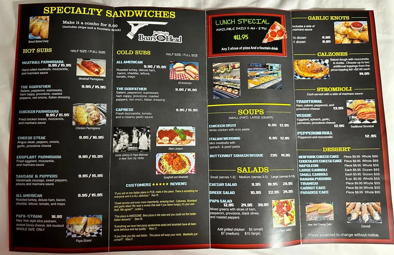 Menu 2