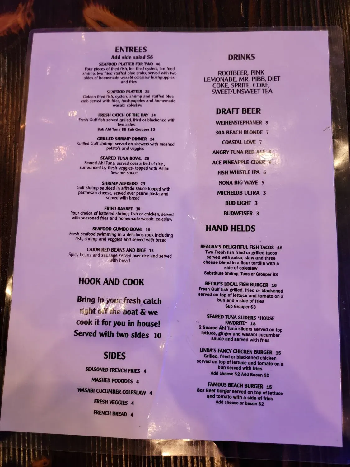 Menu 4