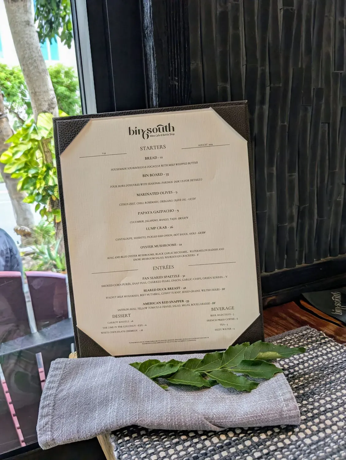 Menu 6