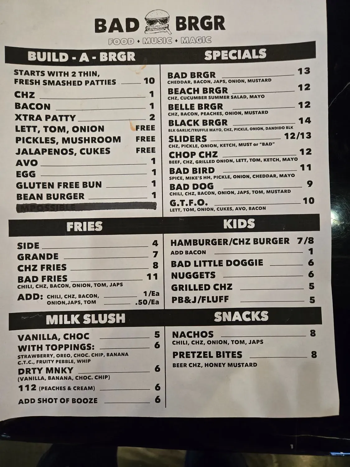 Menu 2