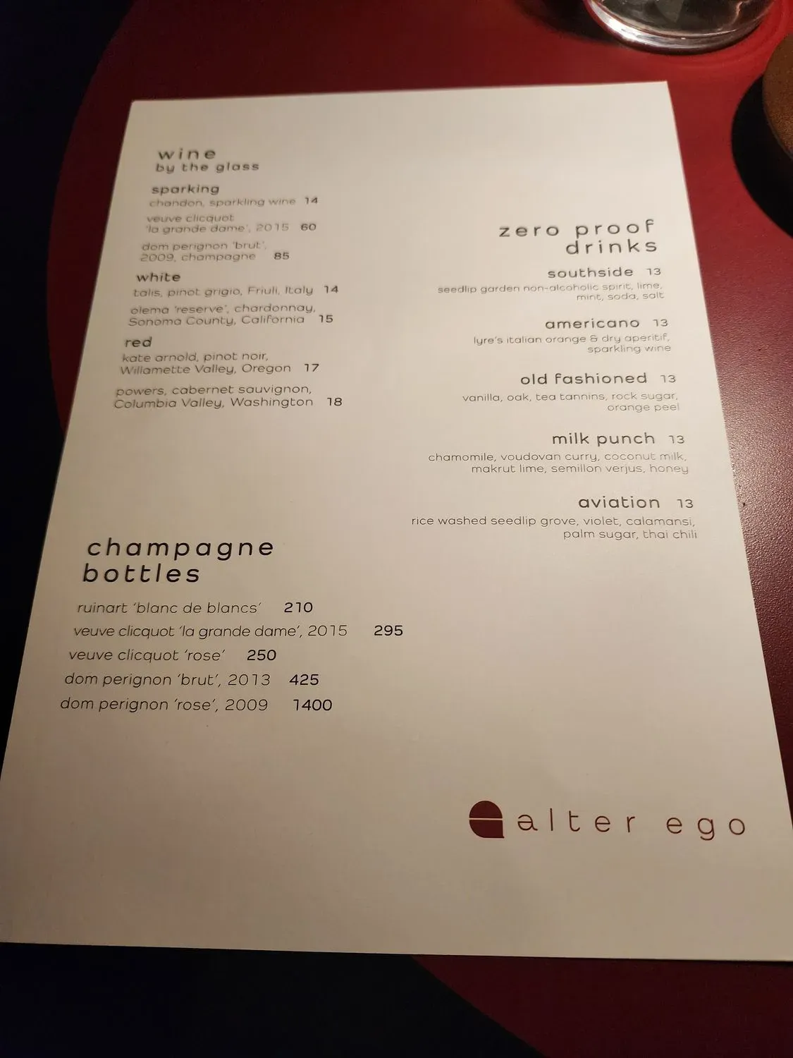 Menu 5