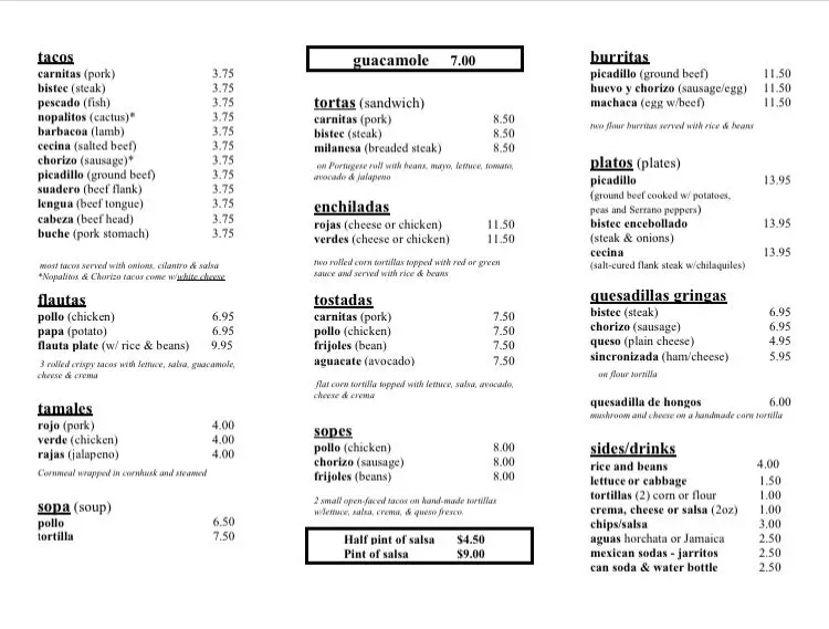 Menu 2