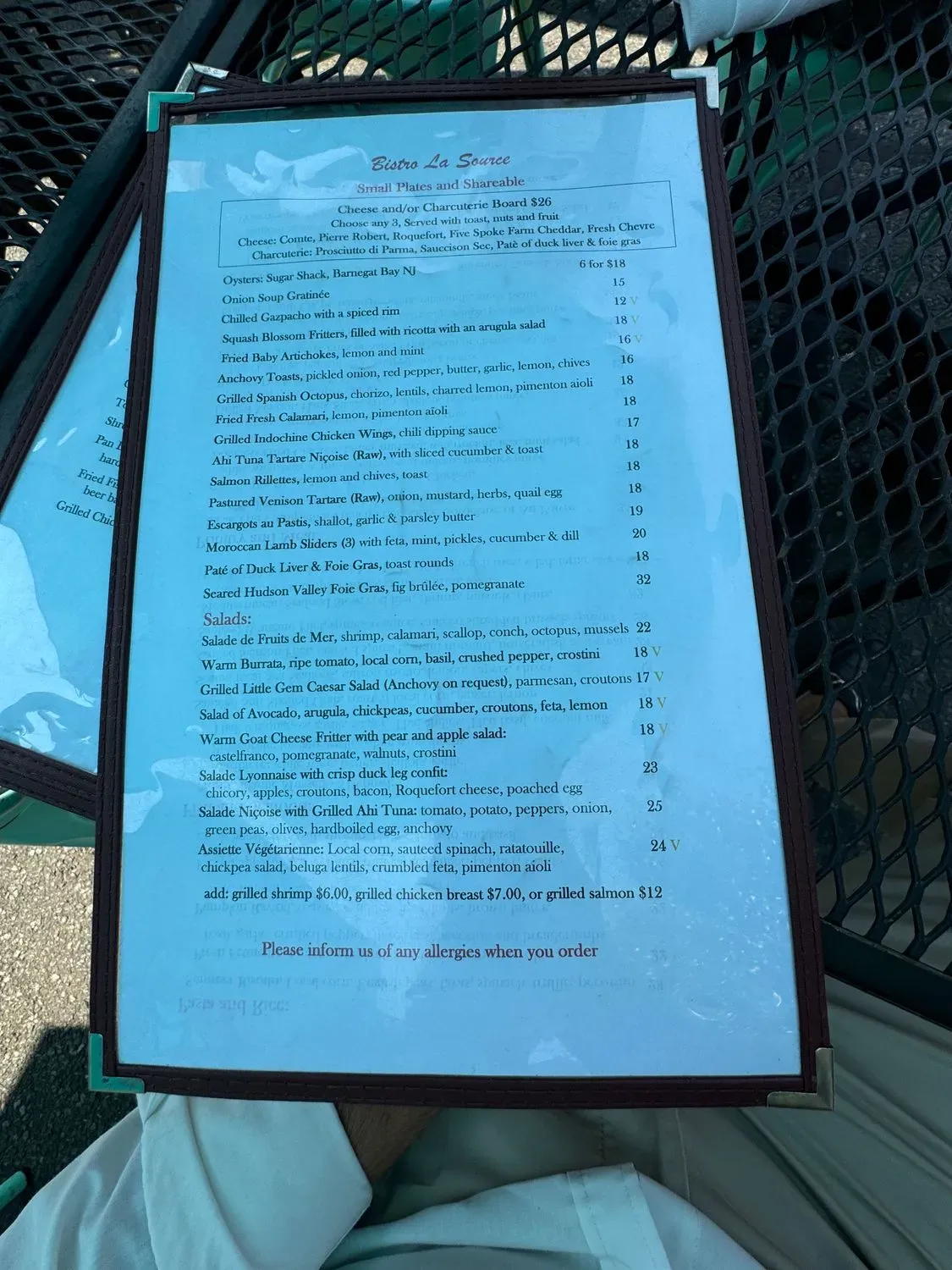 Menu 5