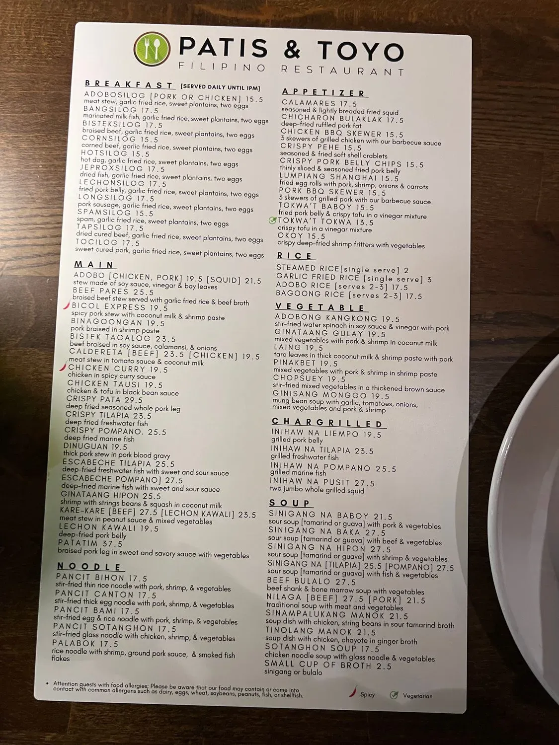 Menu 4