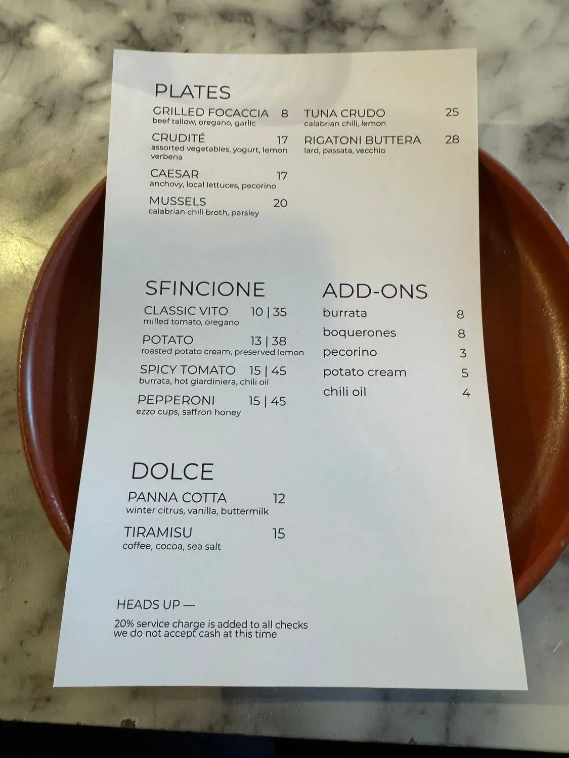 Menu 4