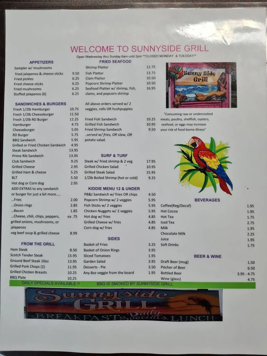 Menu 4