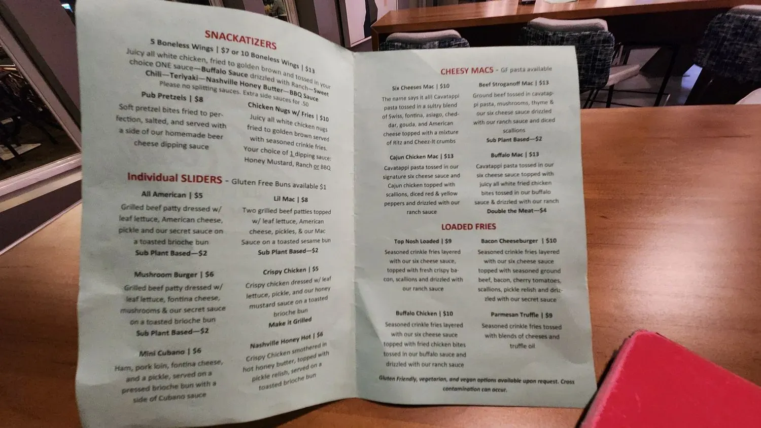 Menu 5