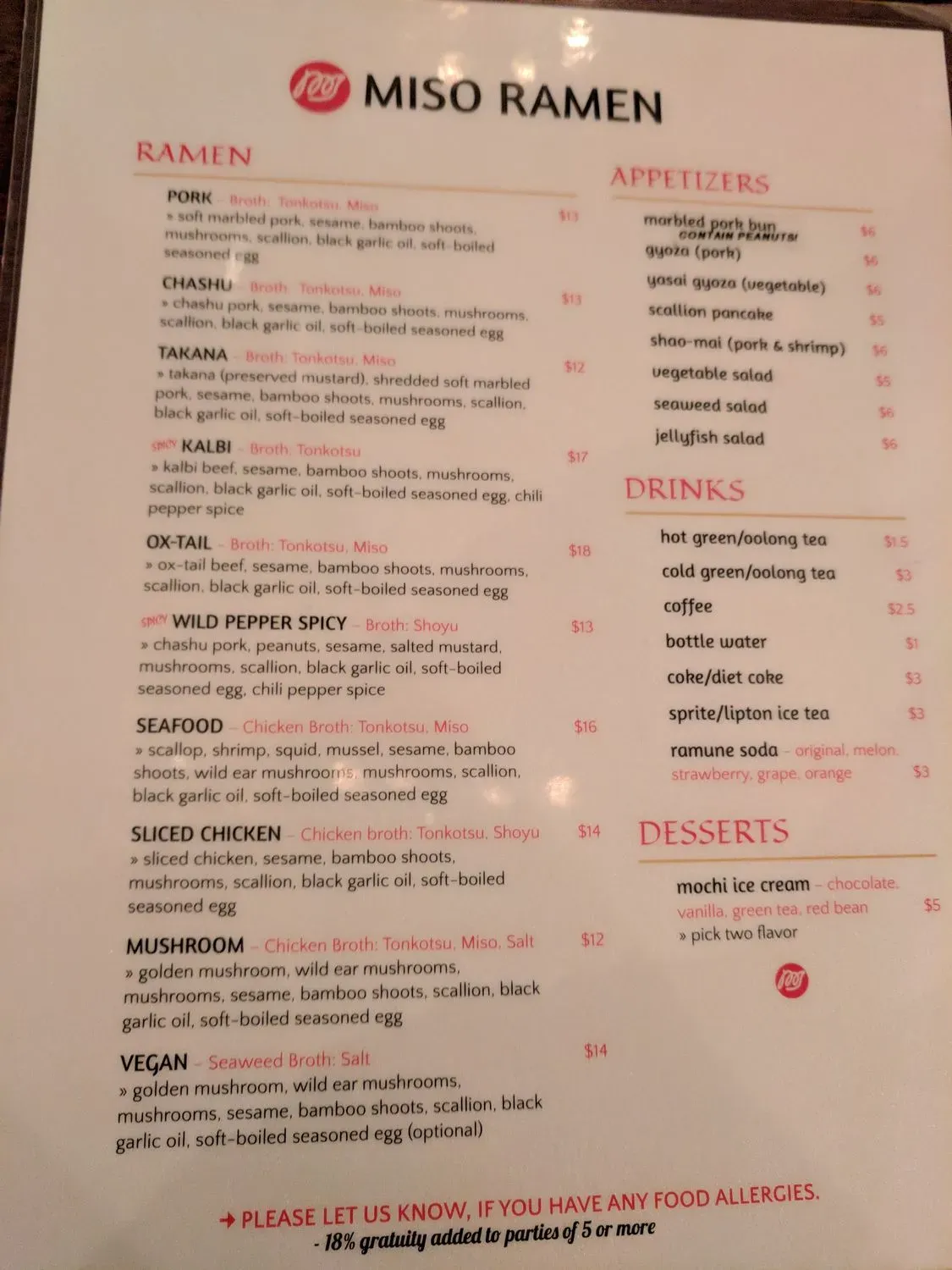 Menu 4