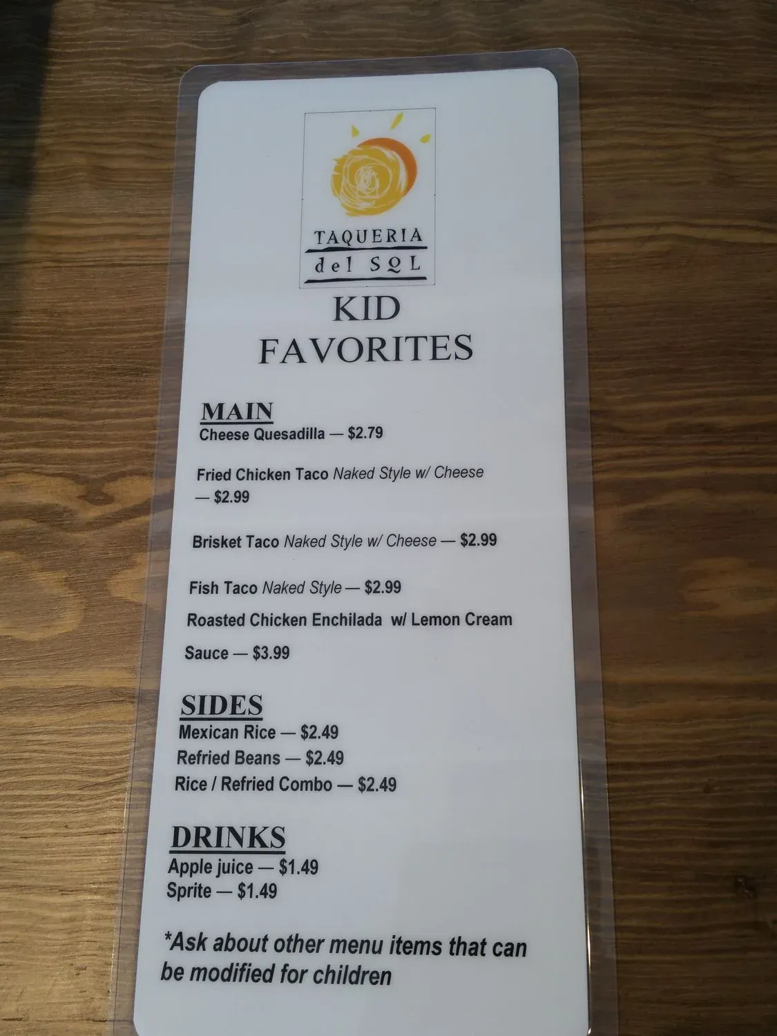 Menu 4