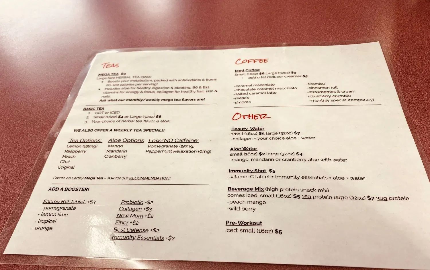 Menu 4