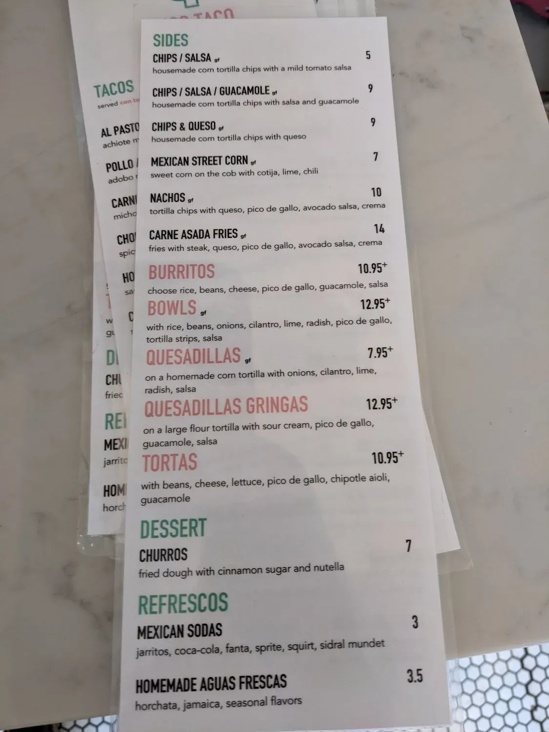 Menu 2