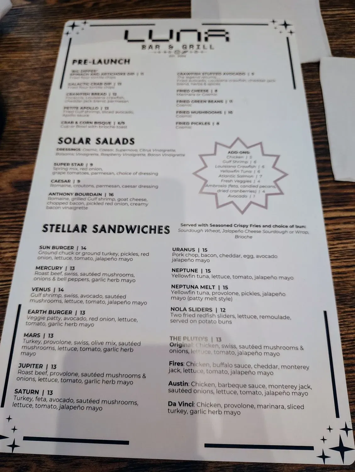 Menu 6