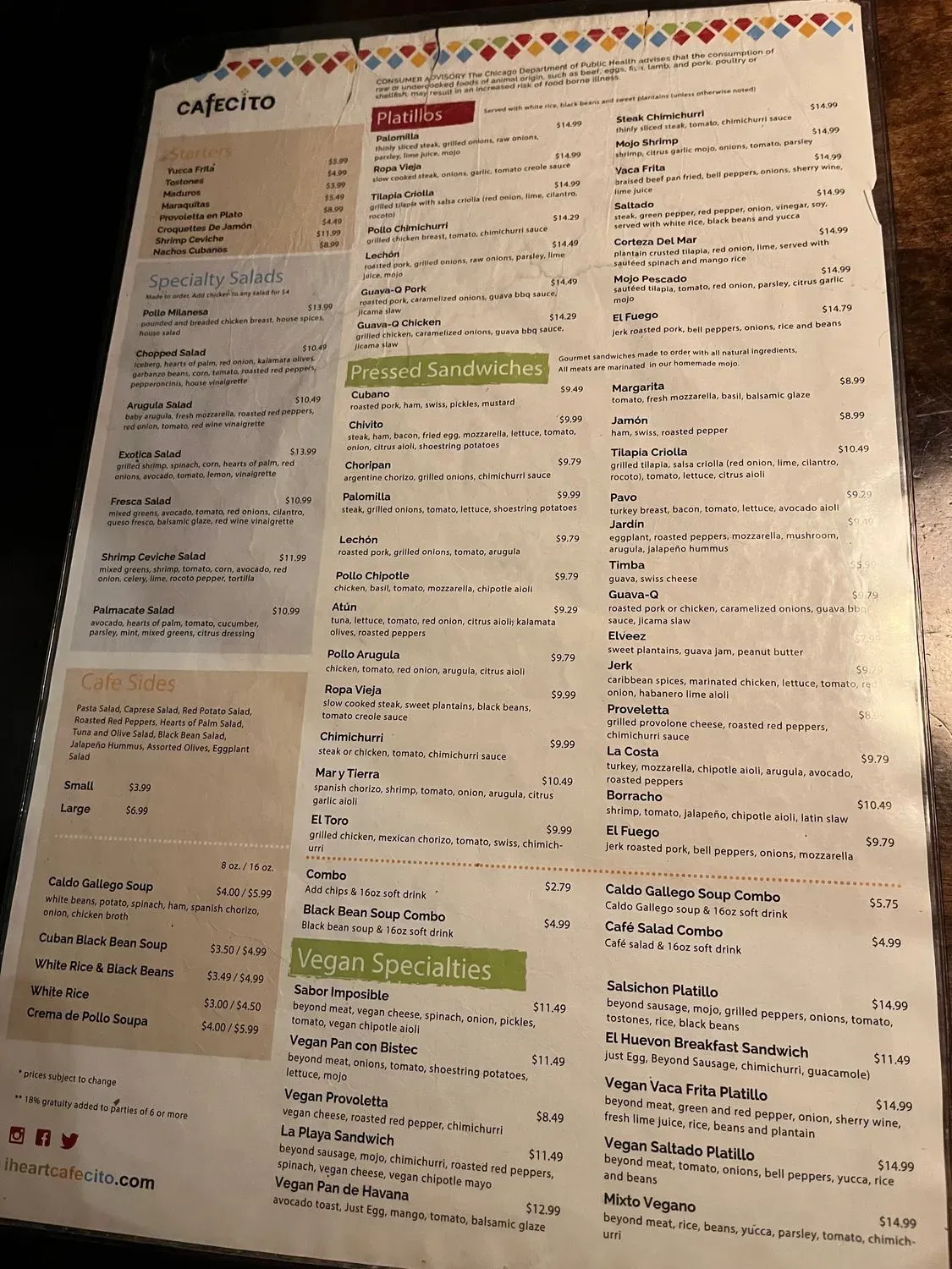 Menu 2