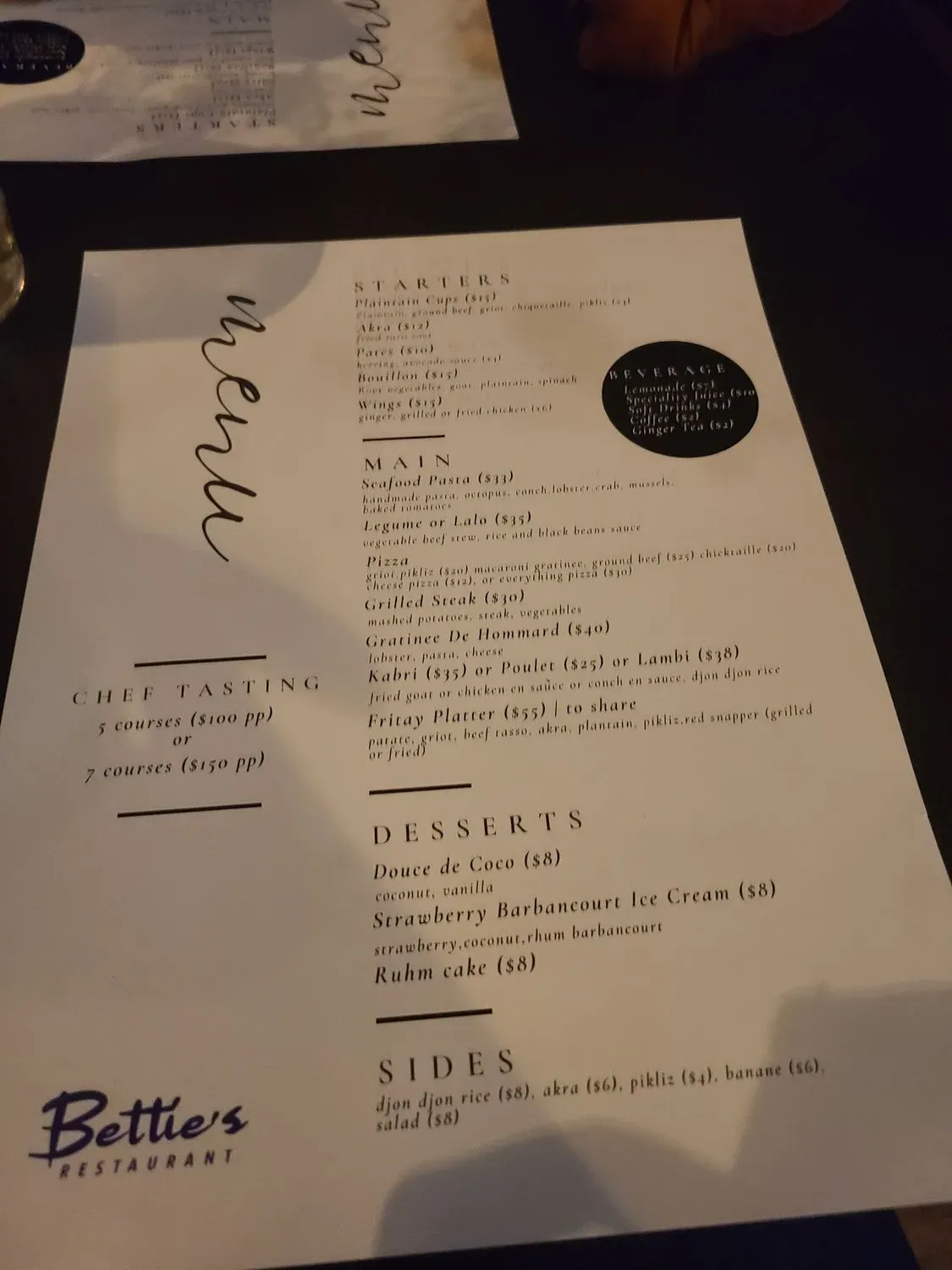 Menu 3