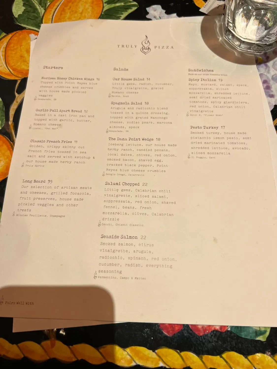 Menu 5