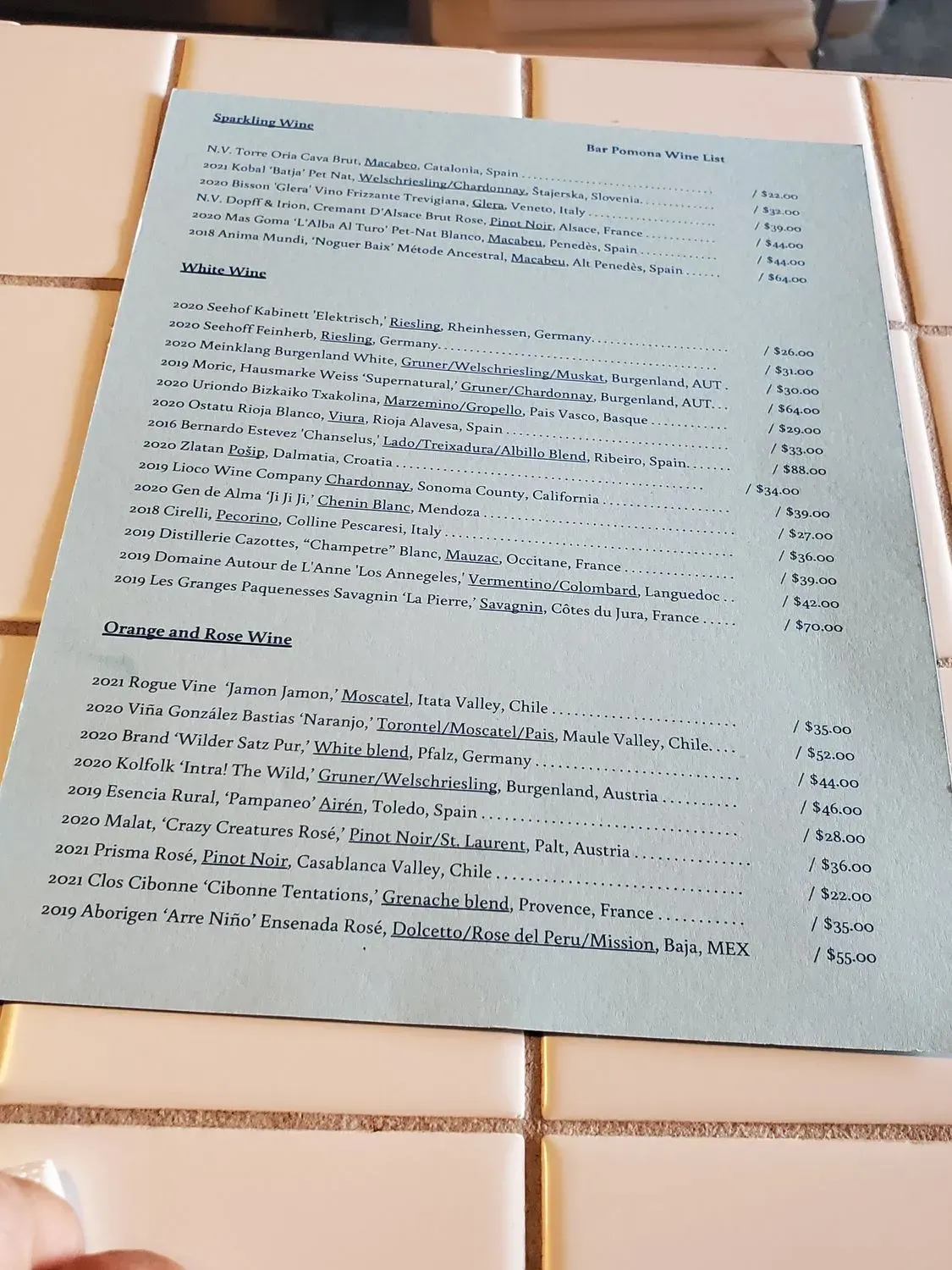 Menu 3