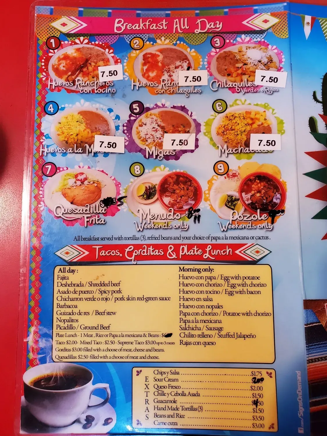 Menu 3