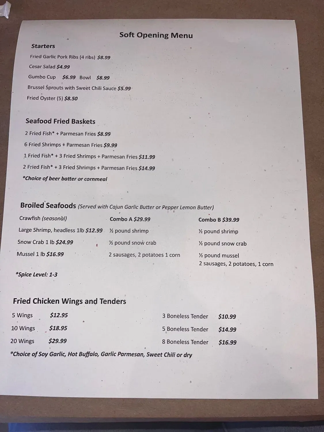 Menu 3