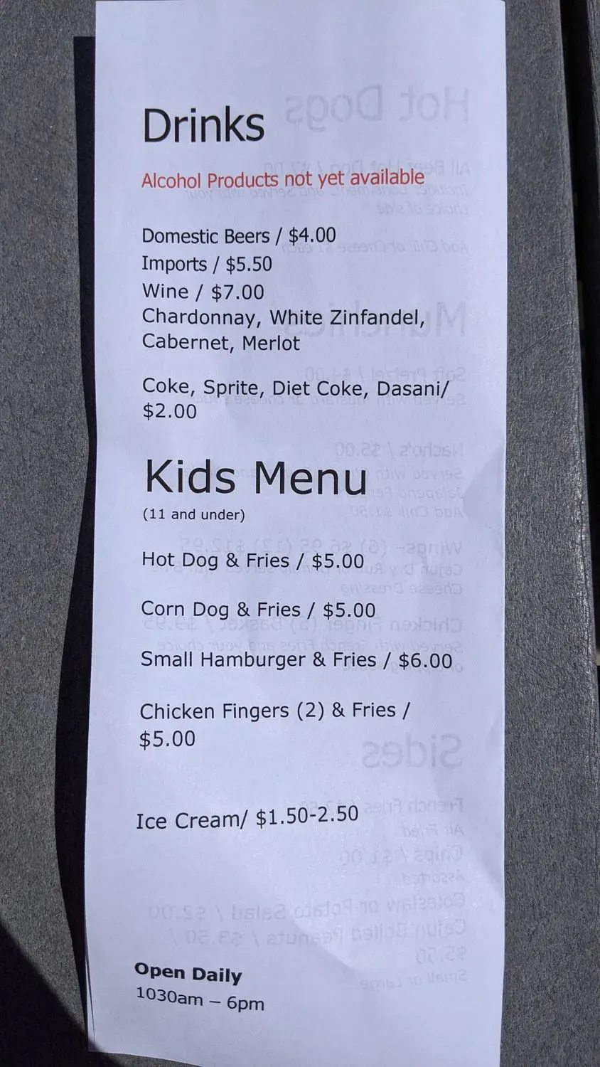 Menu 2