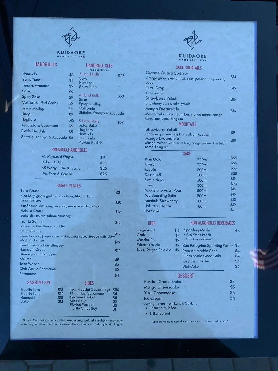 Menu 2