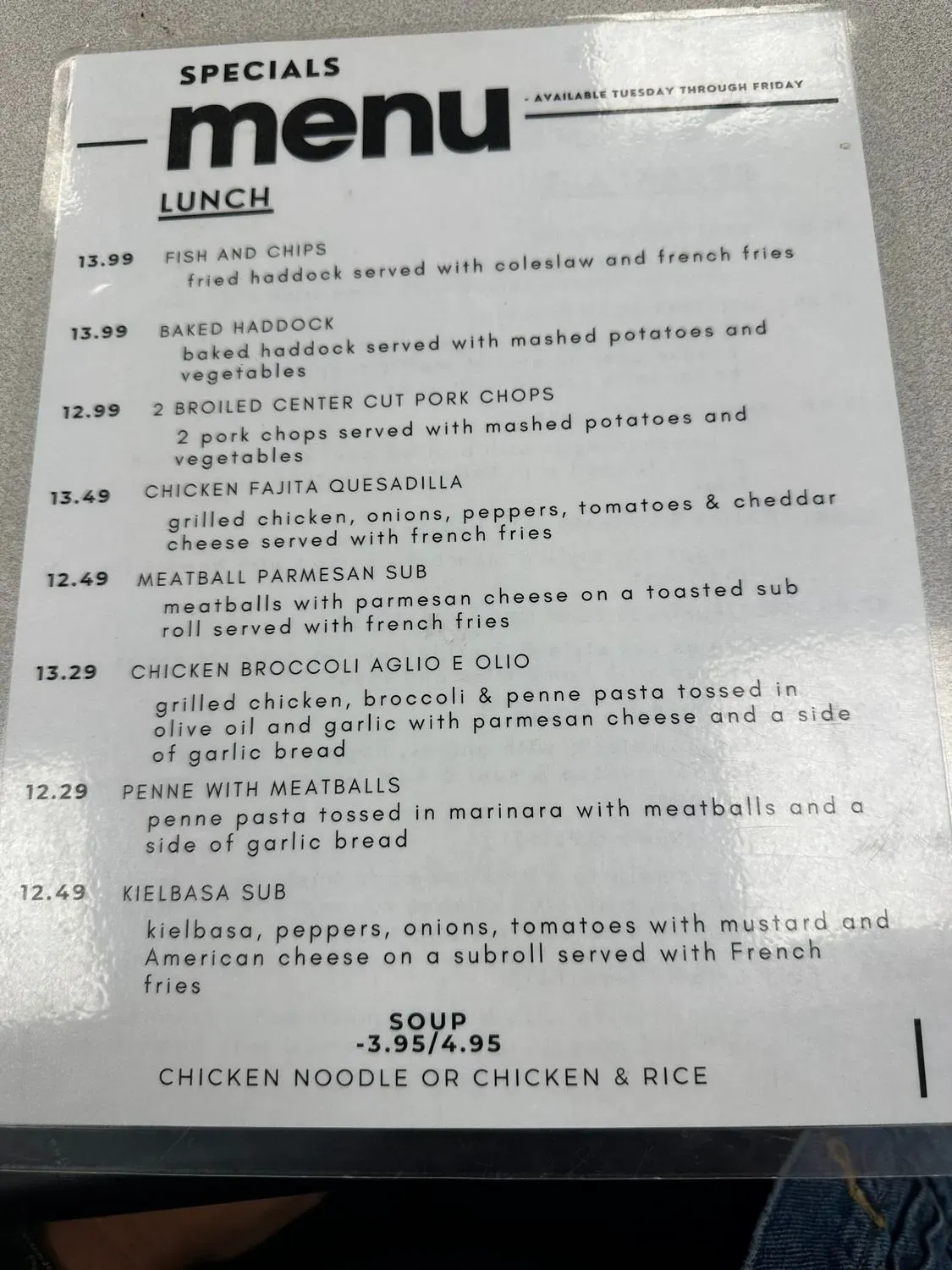 Menu 3