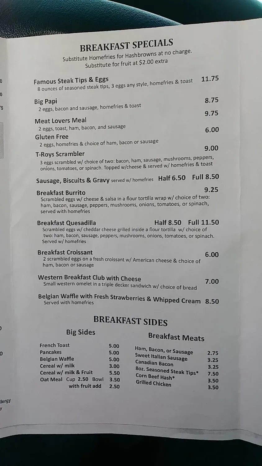 Menu 5