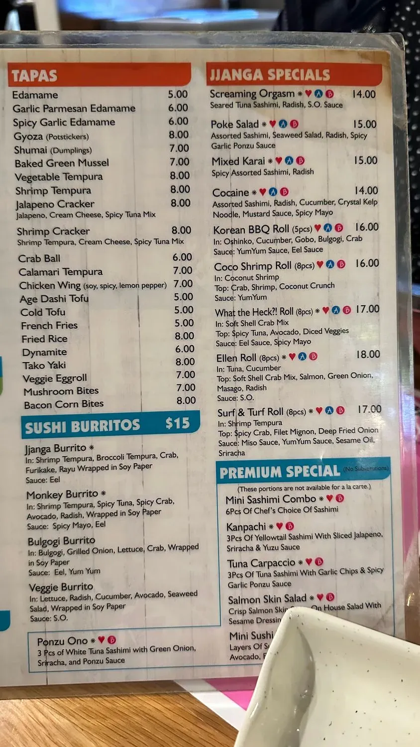 Menu 6