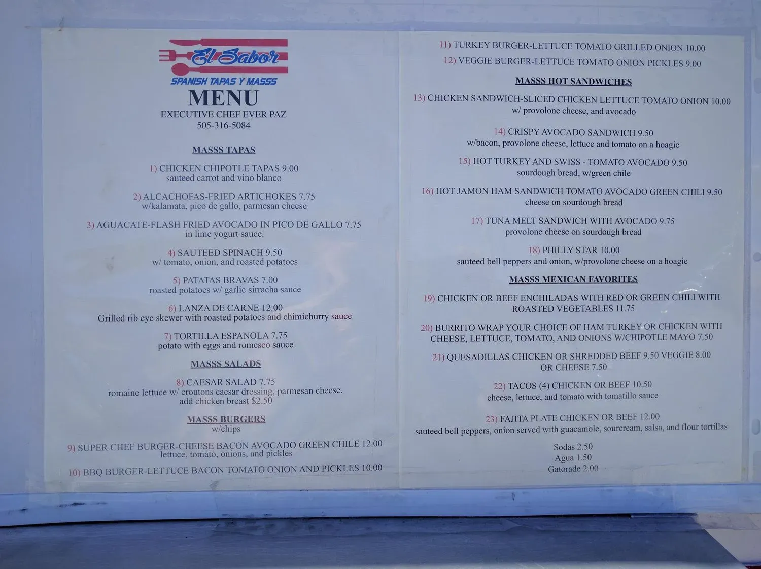 Menu 3