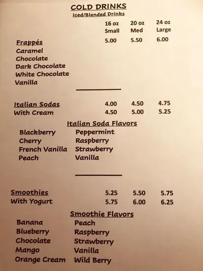 Menu 2