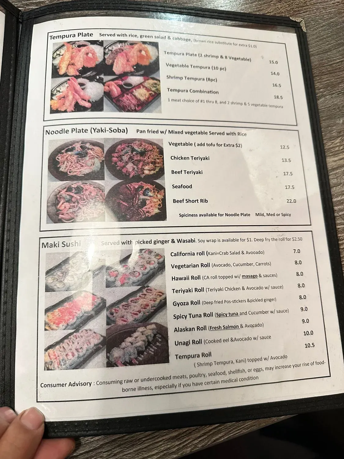 Menu 6