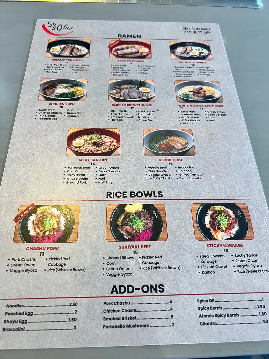 Menu 3