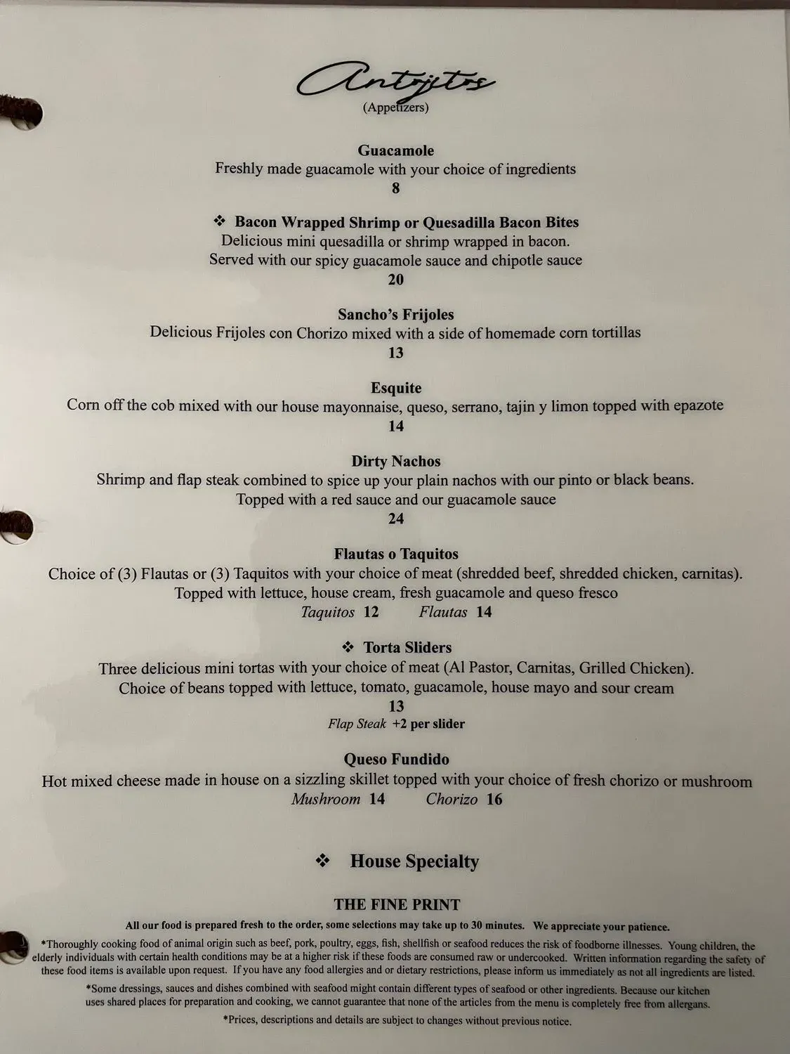 Menu 4