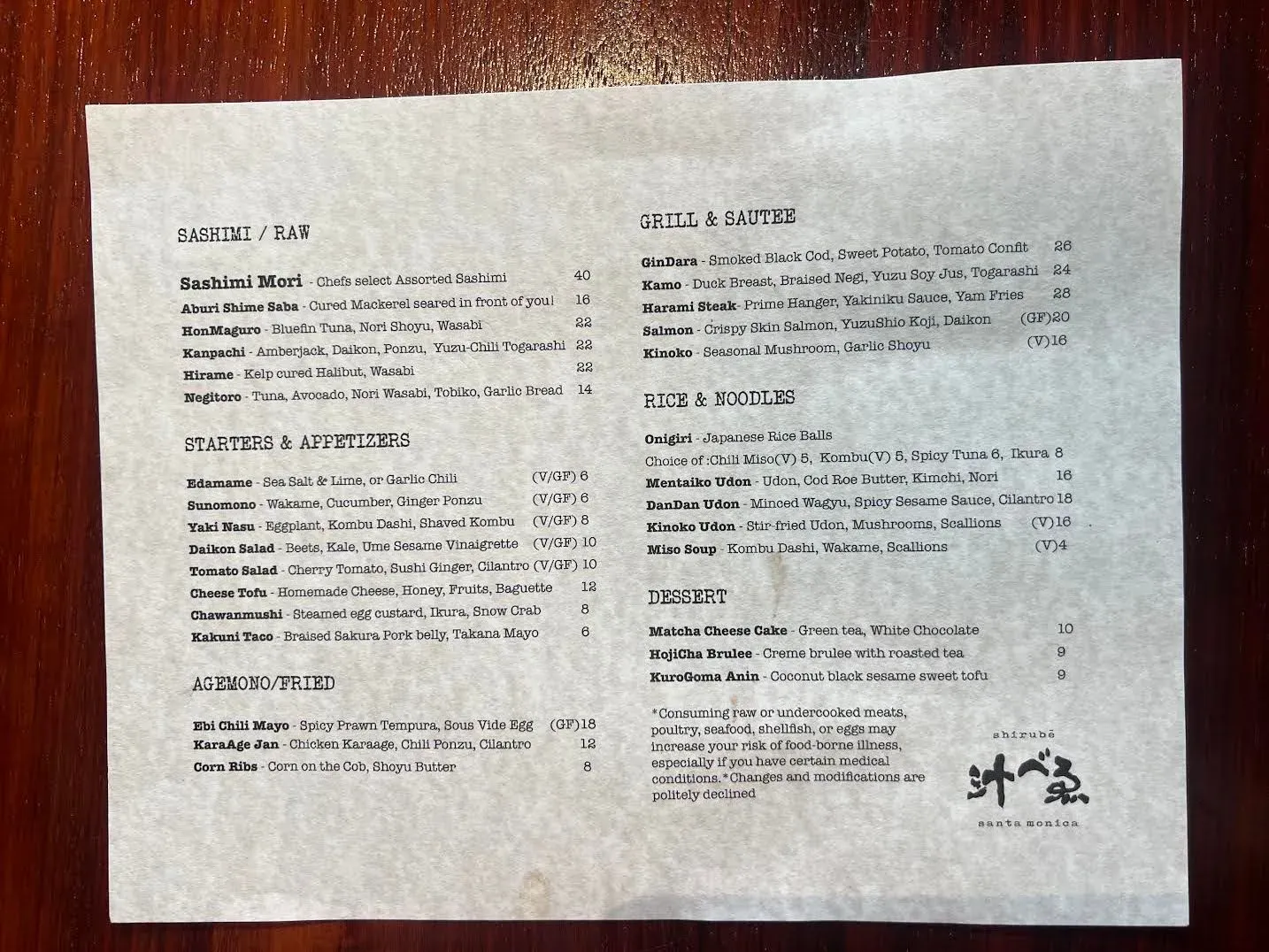 Menu 2