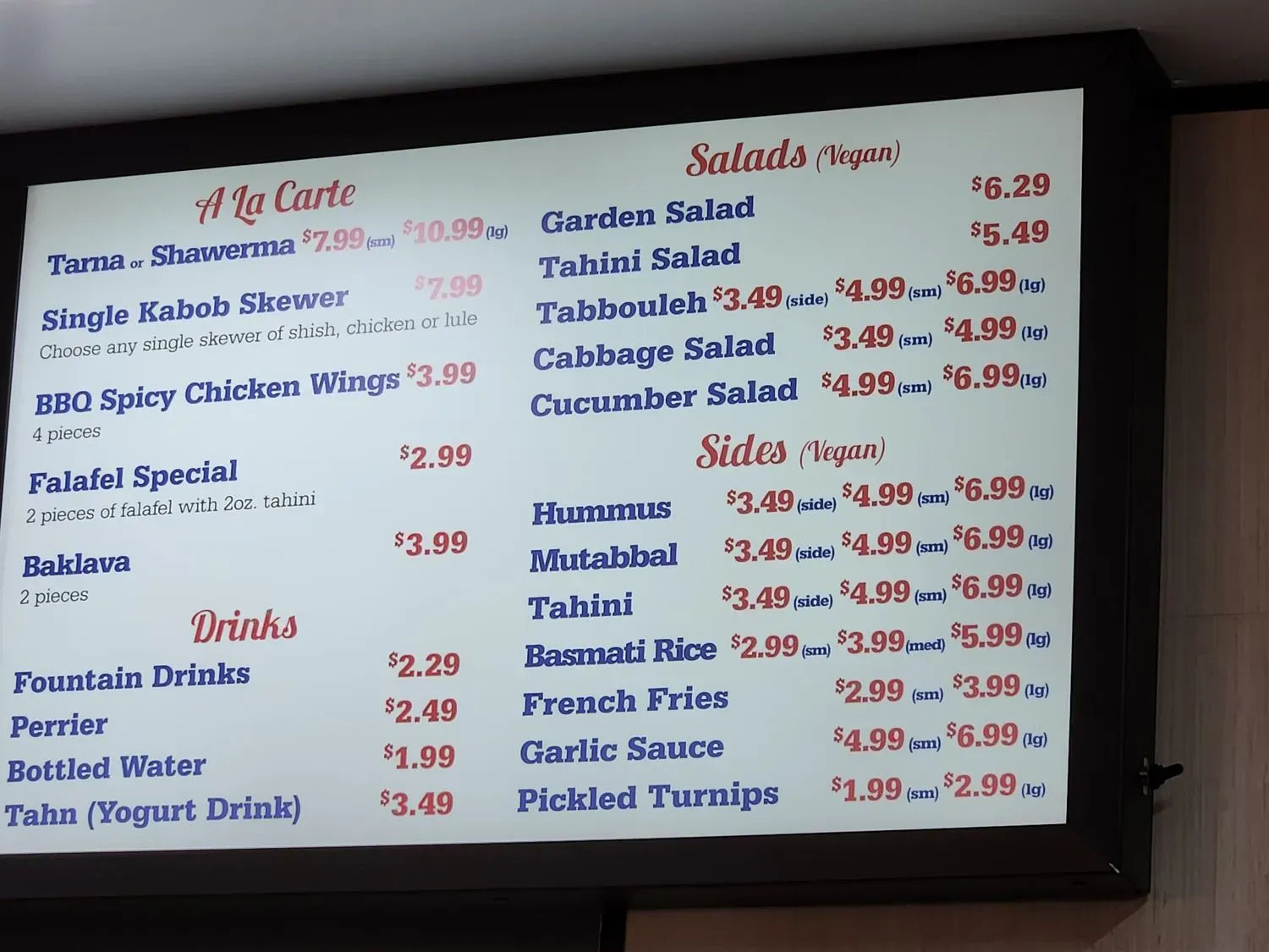 Menu 4