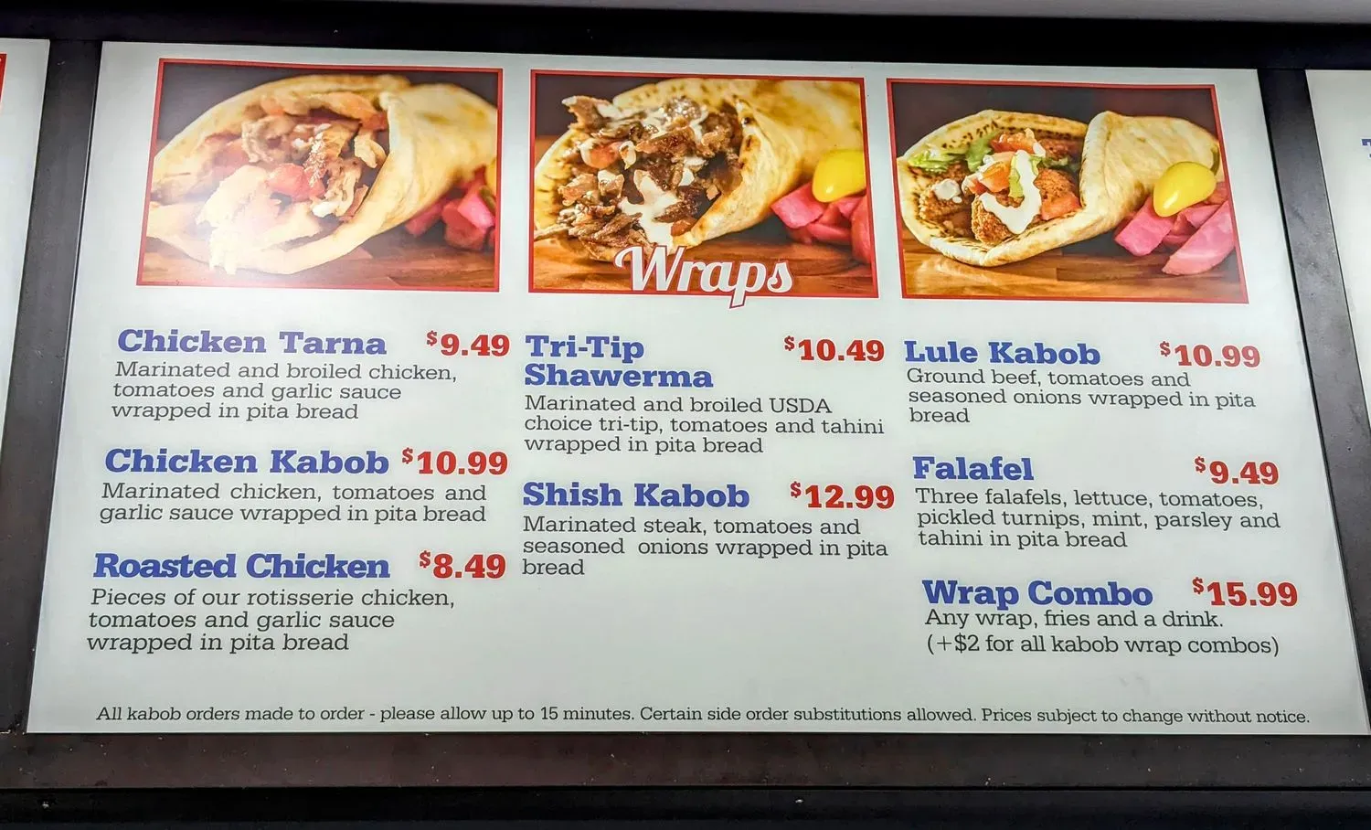 Menu 3