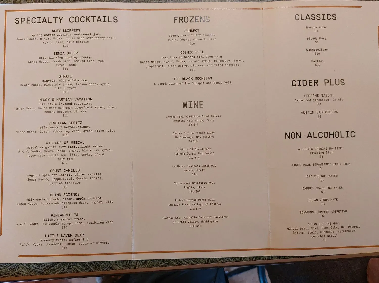 Menu 2