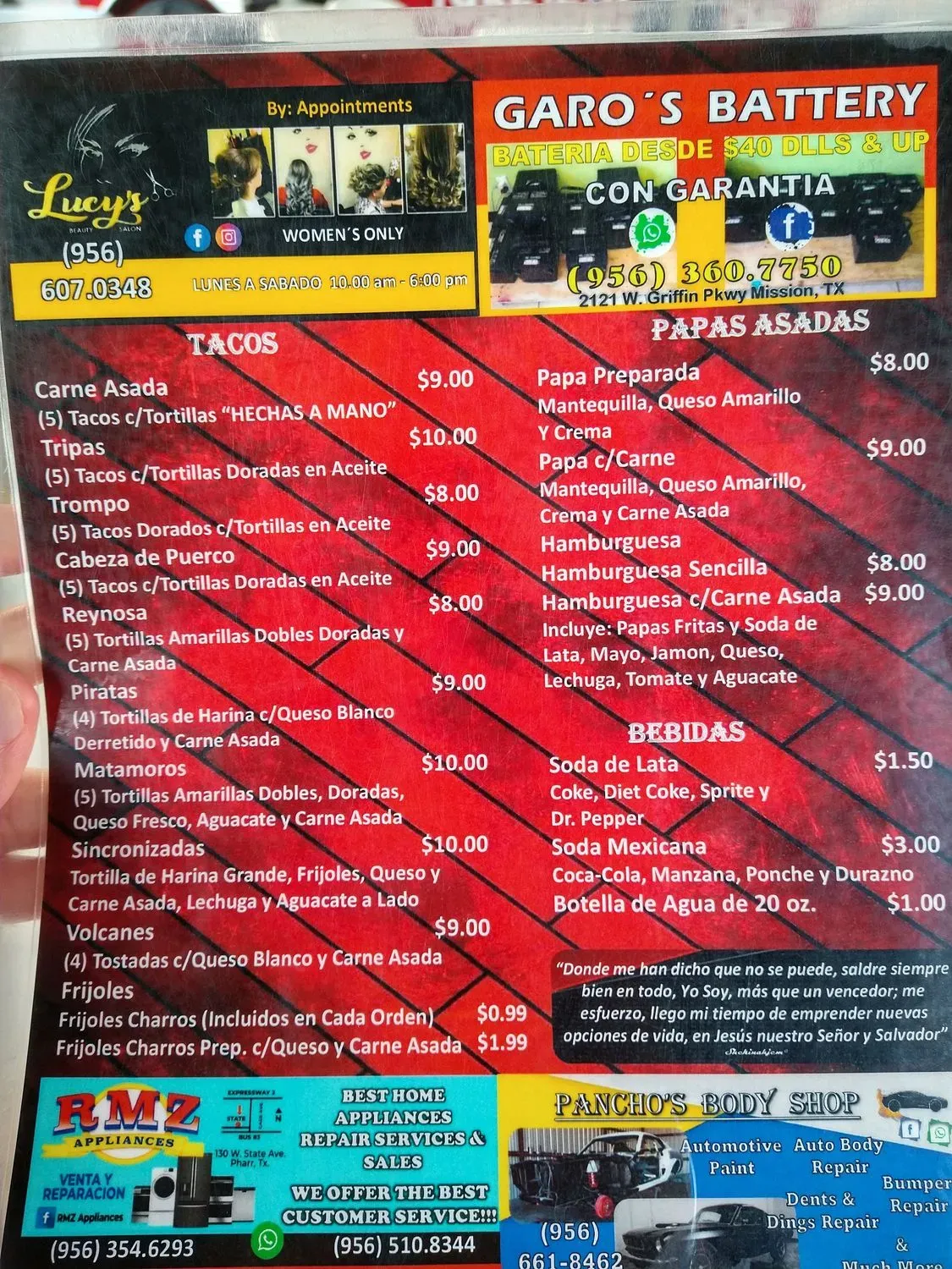 Menu 2