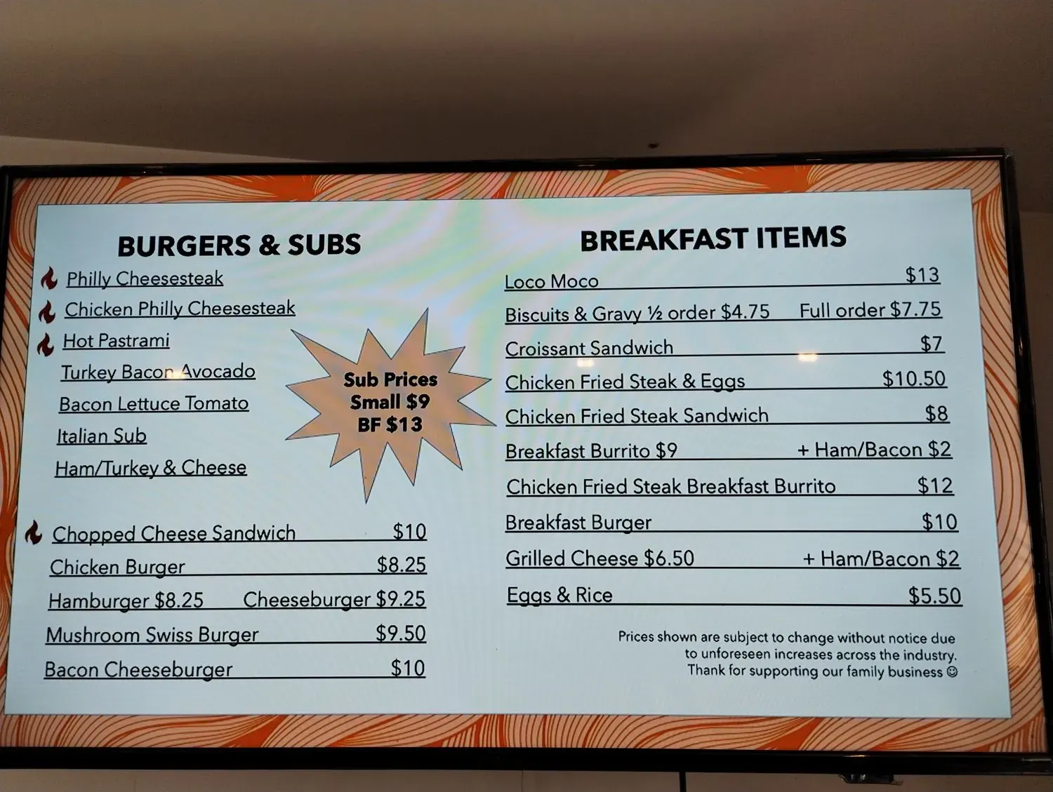 Menu 3