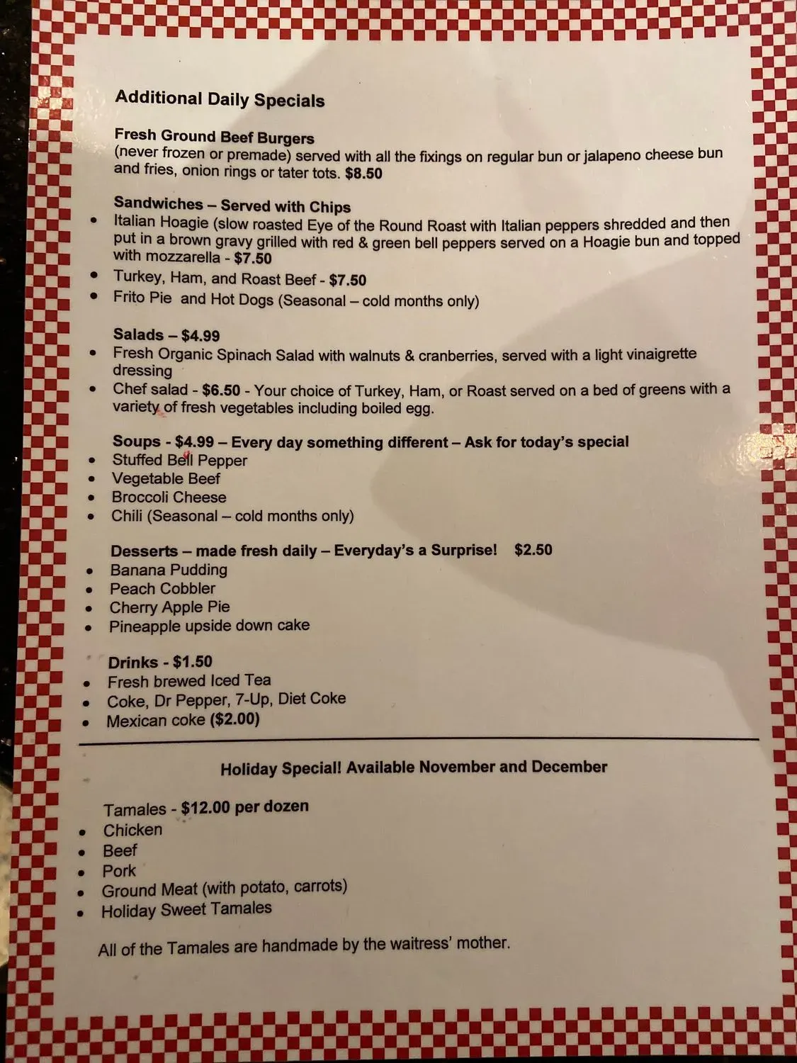 Menu 5