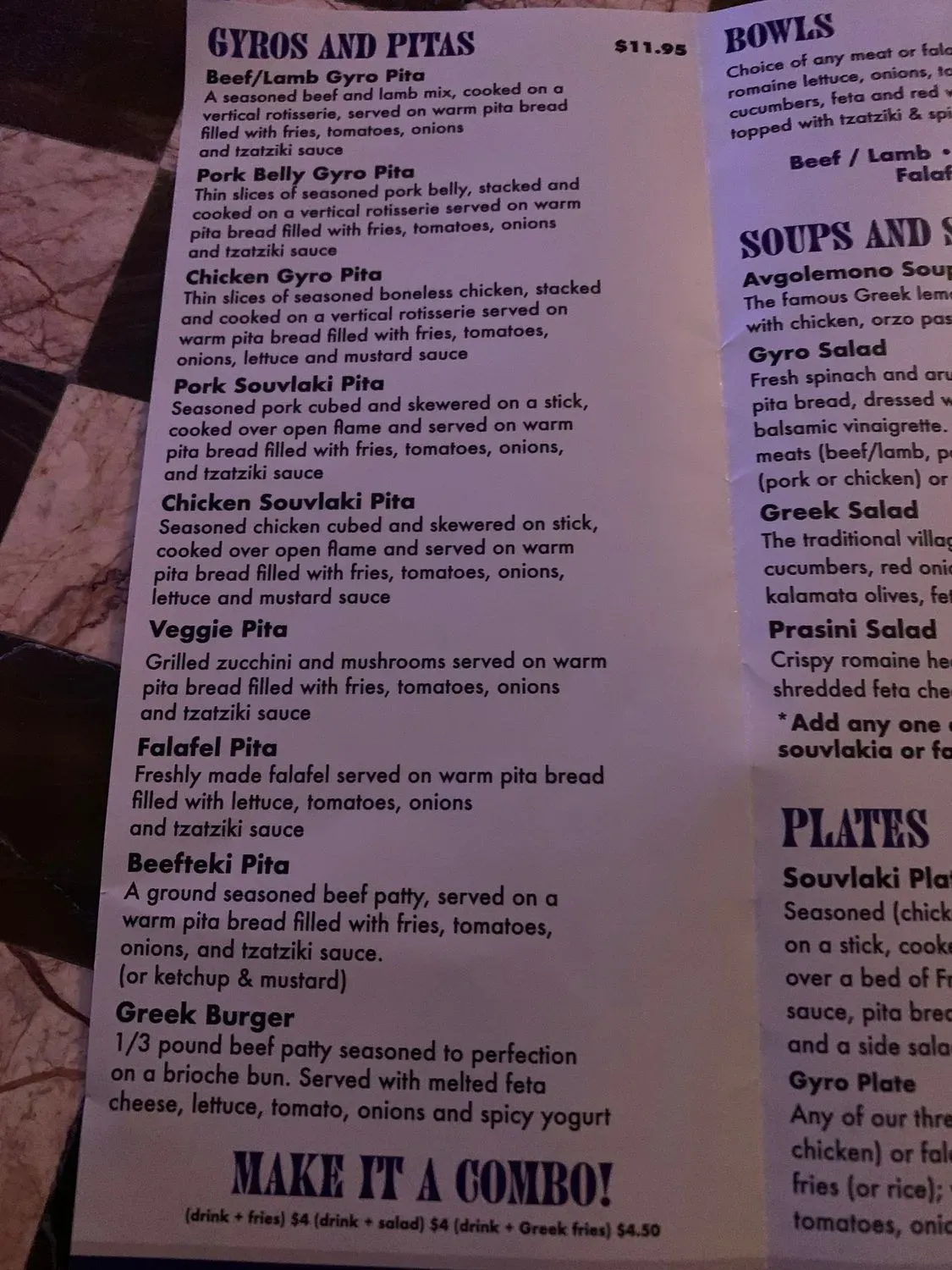 Menu 2