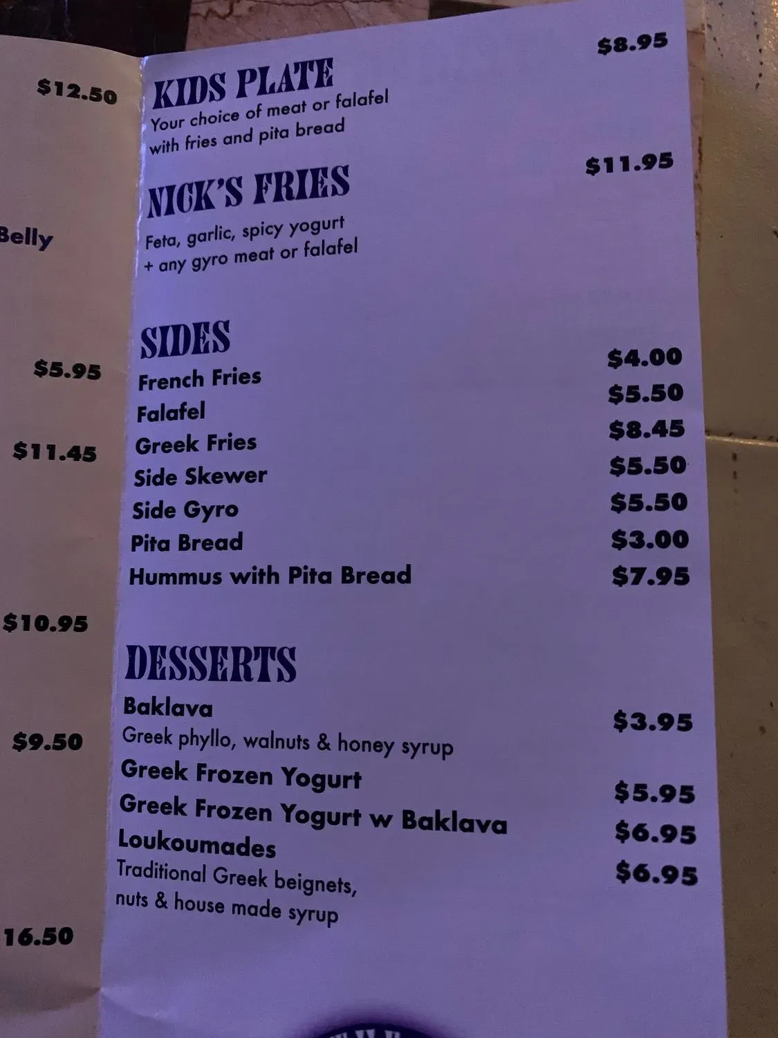 Menu 3