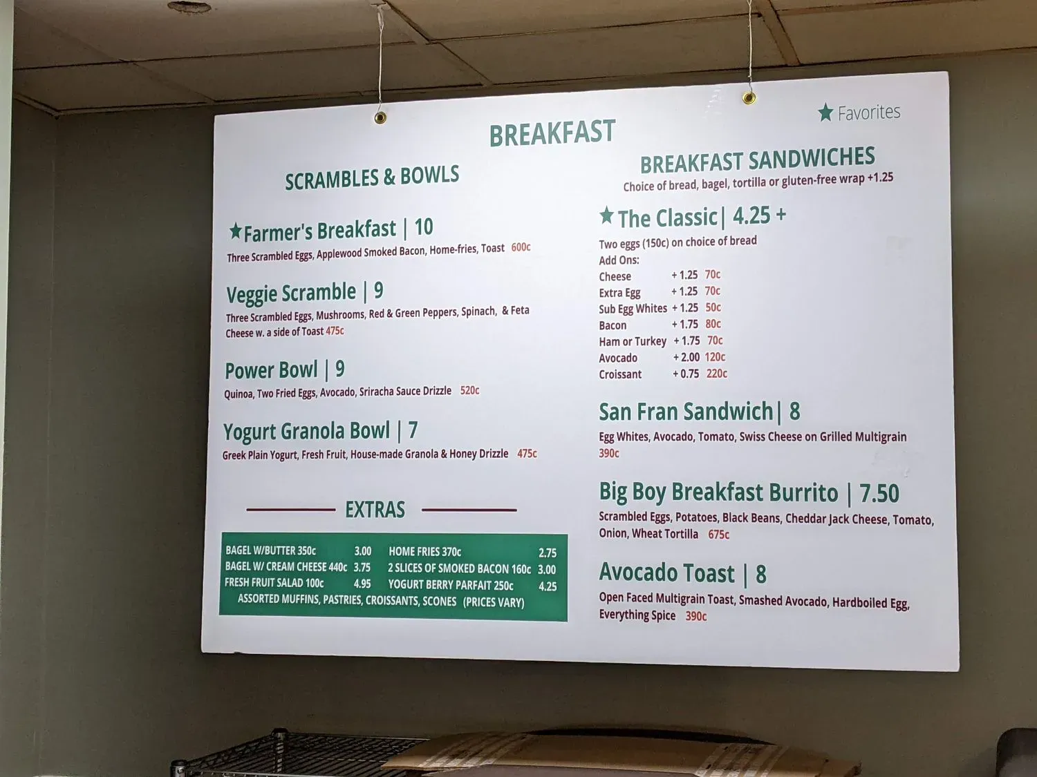 Menu 2