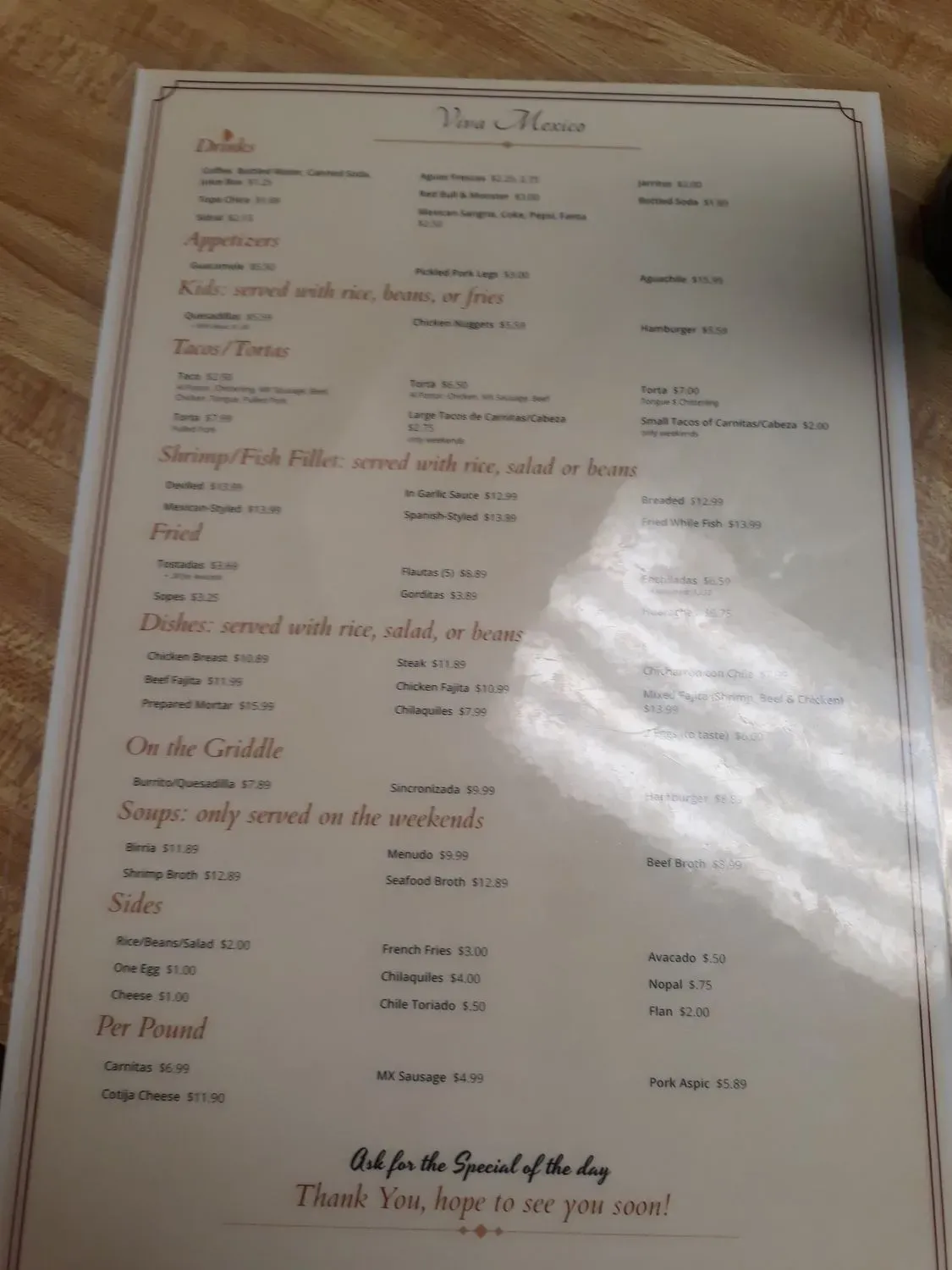 Menu 3