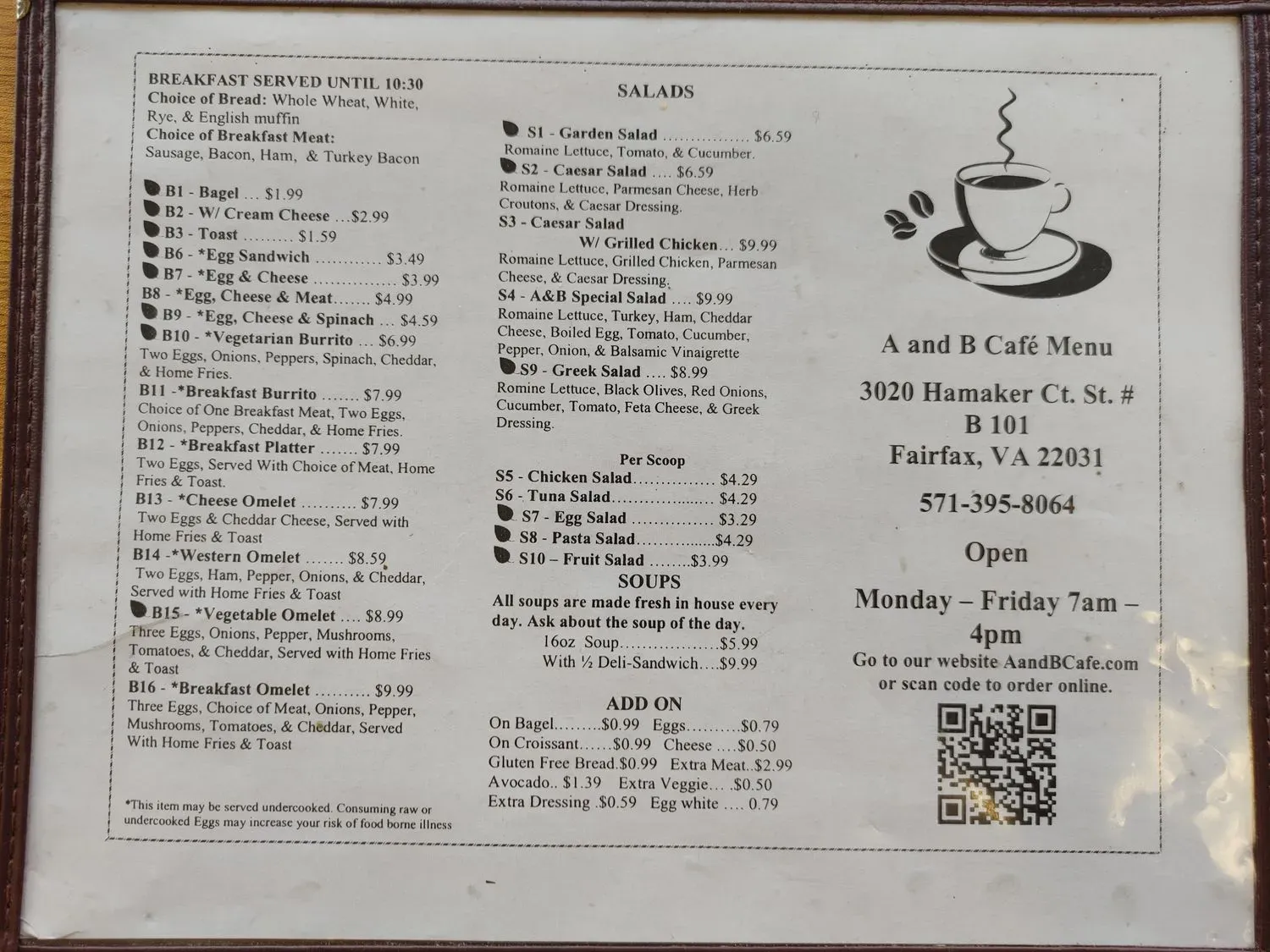 Menu 2