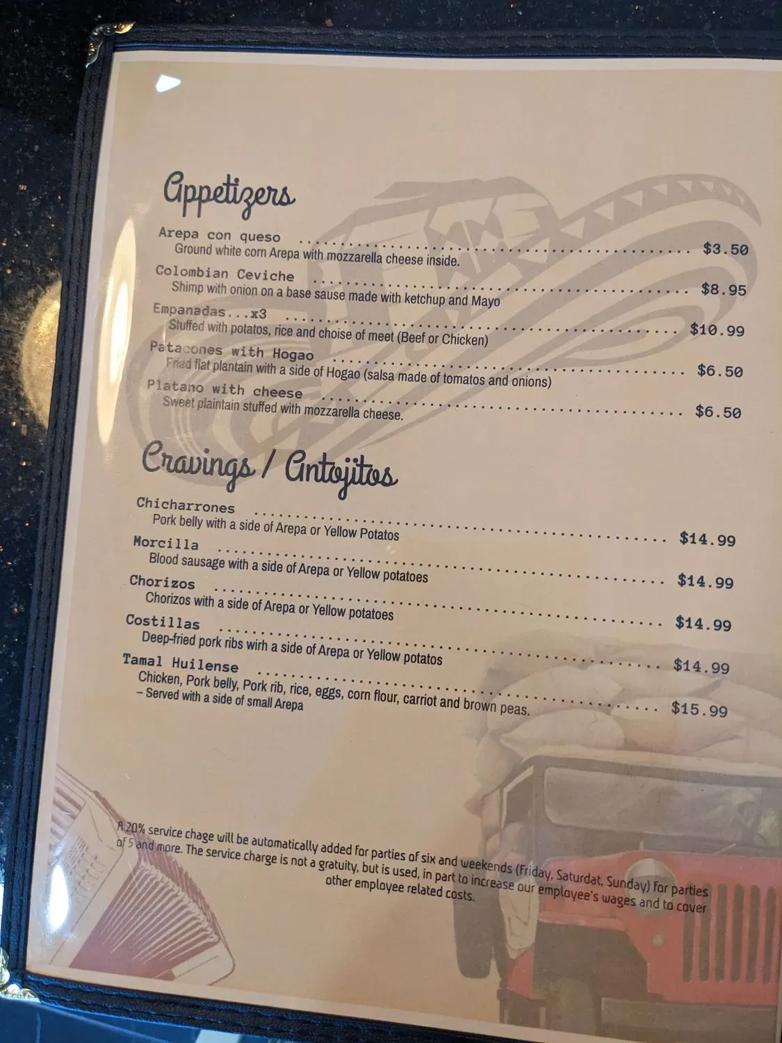 Menu 6