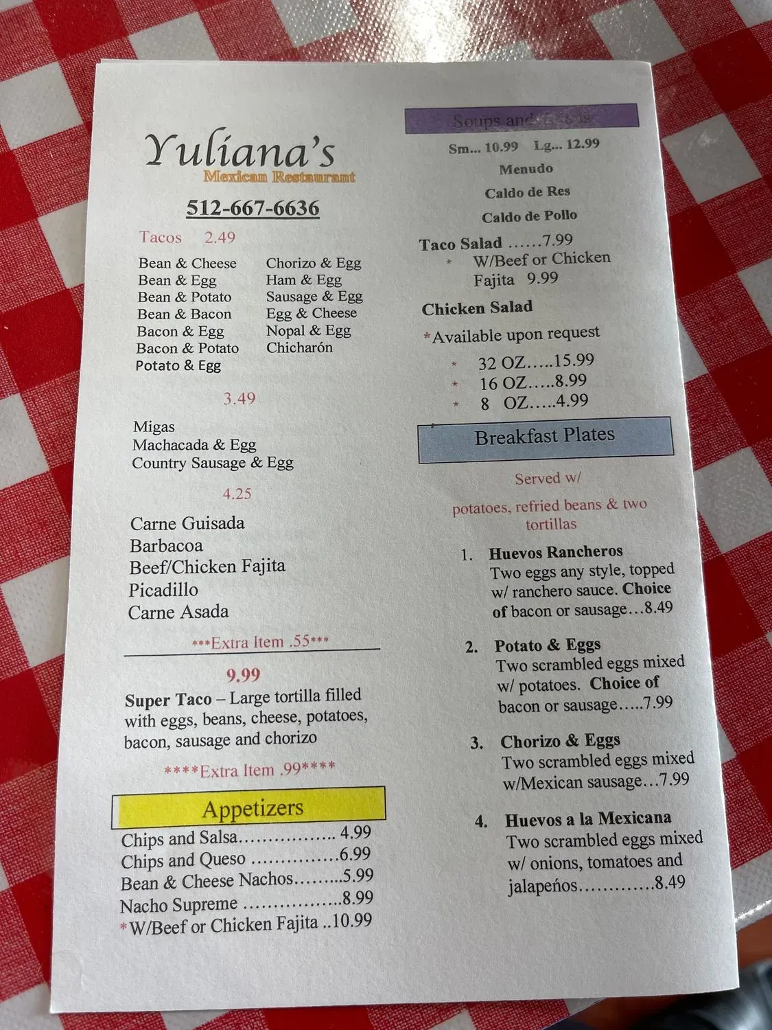 Menu 2