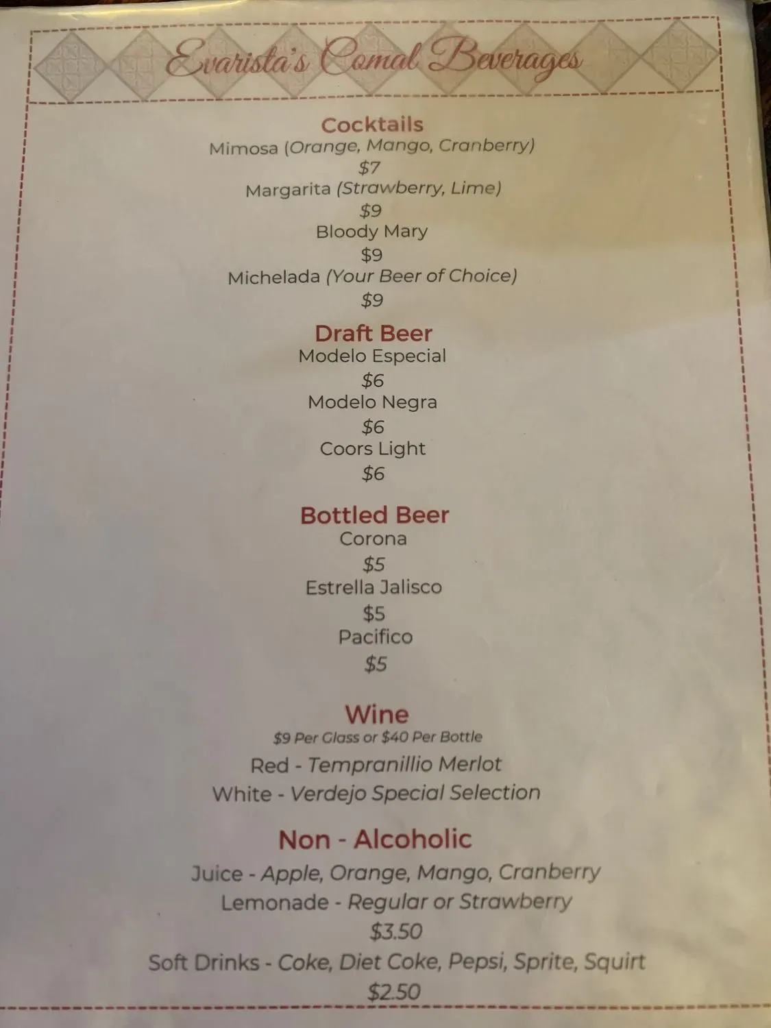 Menu 3