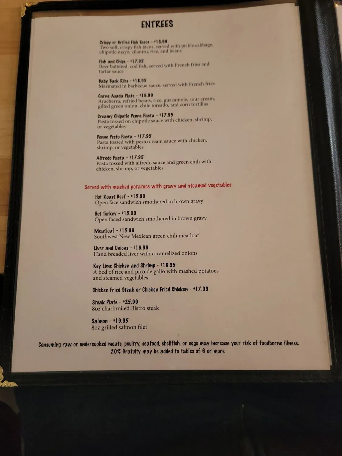 Menu 6