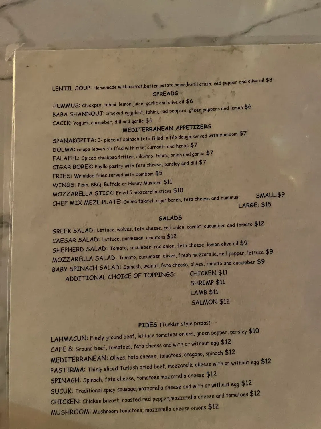 Menu 2